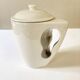 Contemporary earthenware teapot