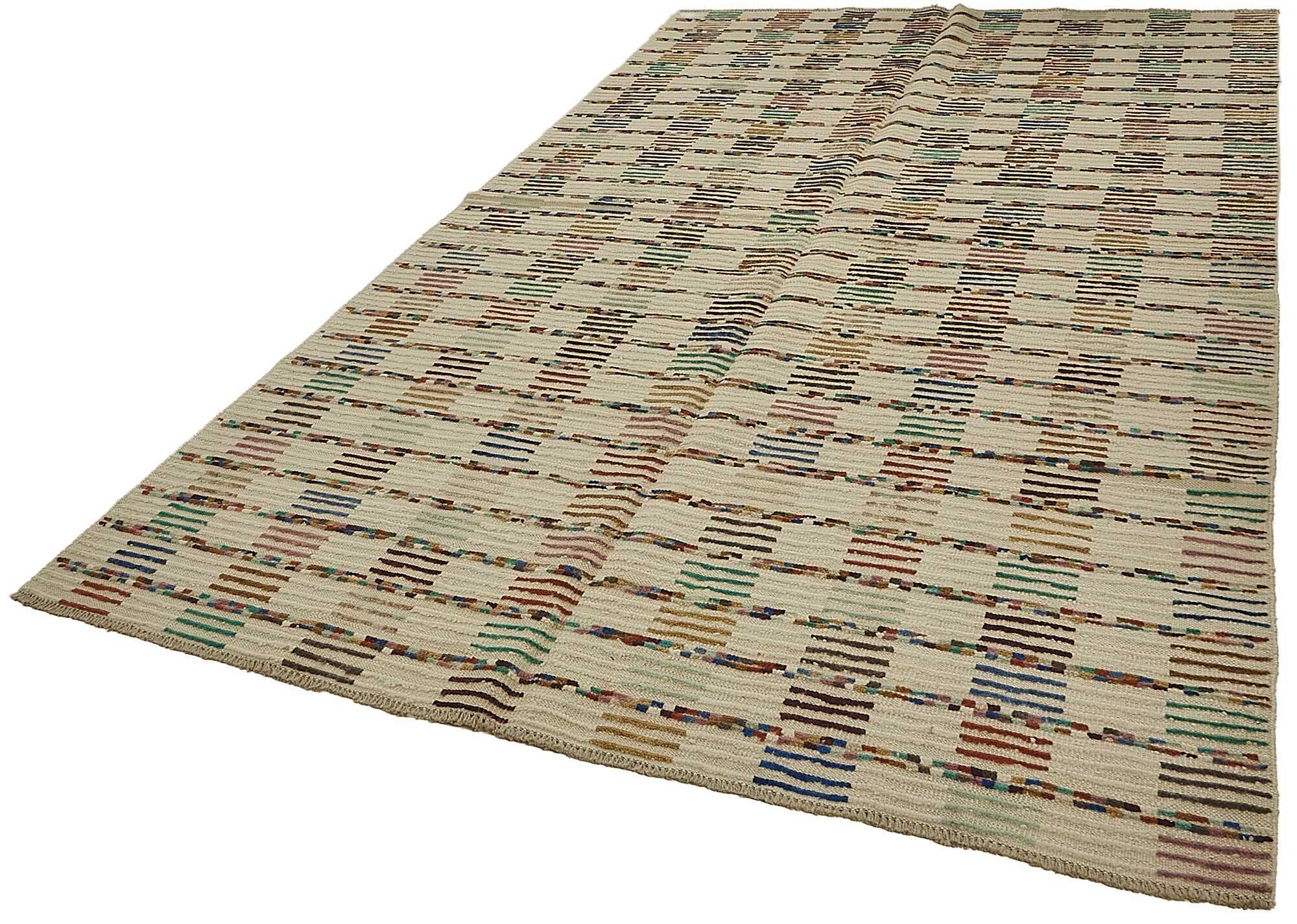 Handwoven Turkish Recycled Boho Rug 200 cm x 335 cm