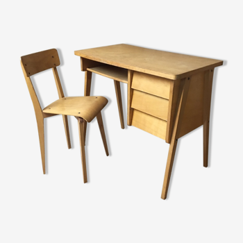 desk 60s with its chair