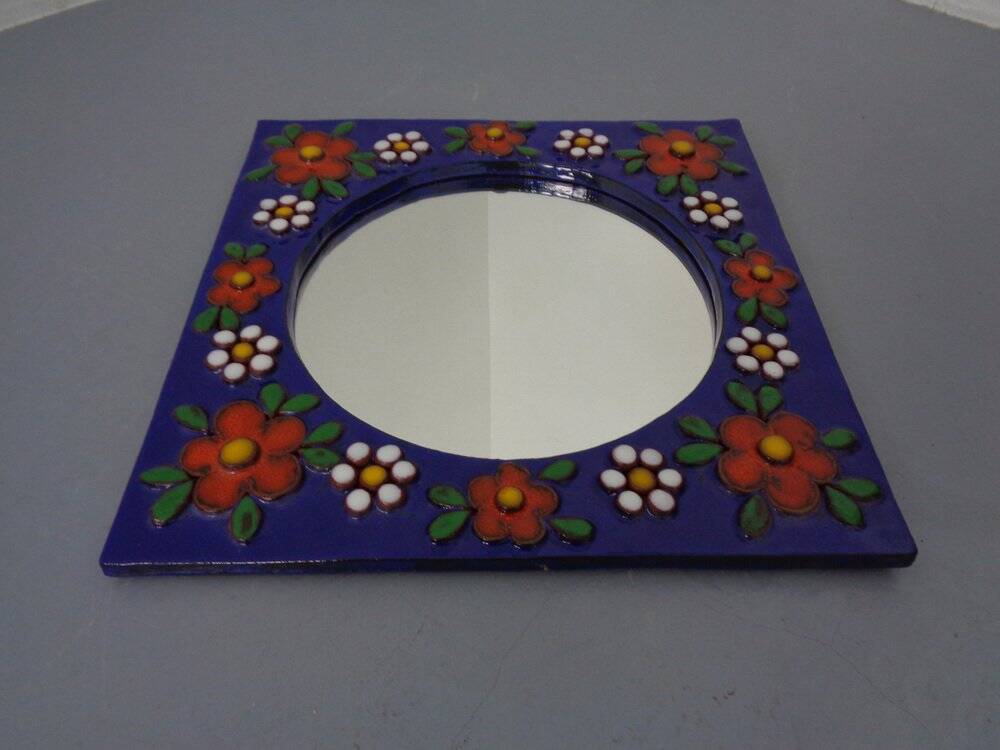 Ceramic Mirror by Katharina Bläser Studio, 1970s