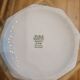 Large flared vintage faceted vase in white porcelain Royal KPM Bavaria