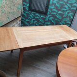 Scandinavian-style oak table