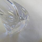 Daum crystal soliflore signed