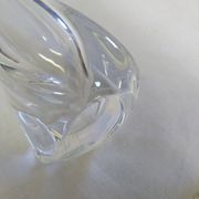 Daum crystal soliflore signed