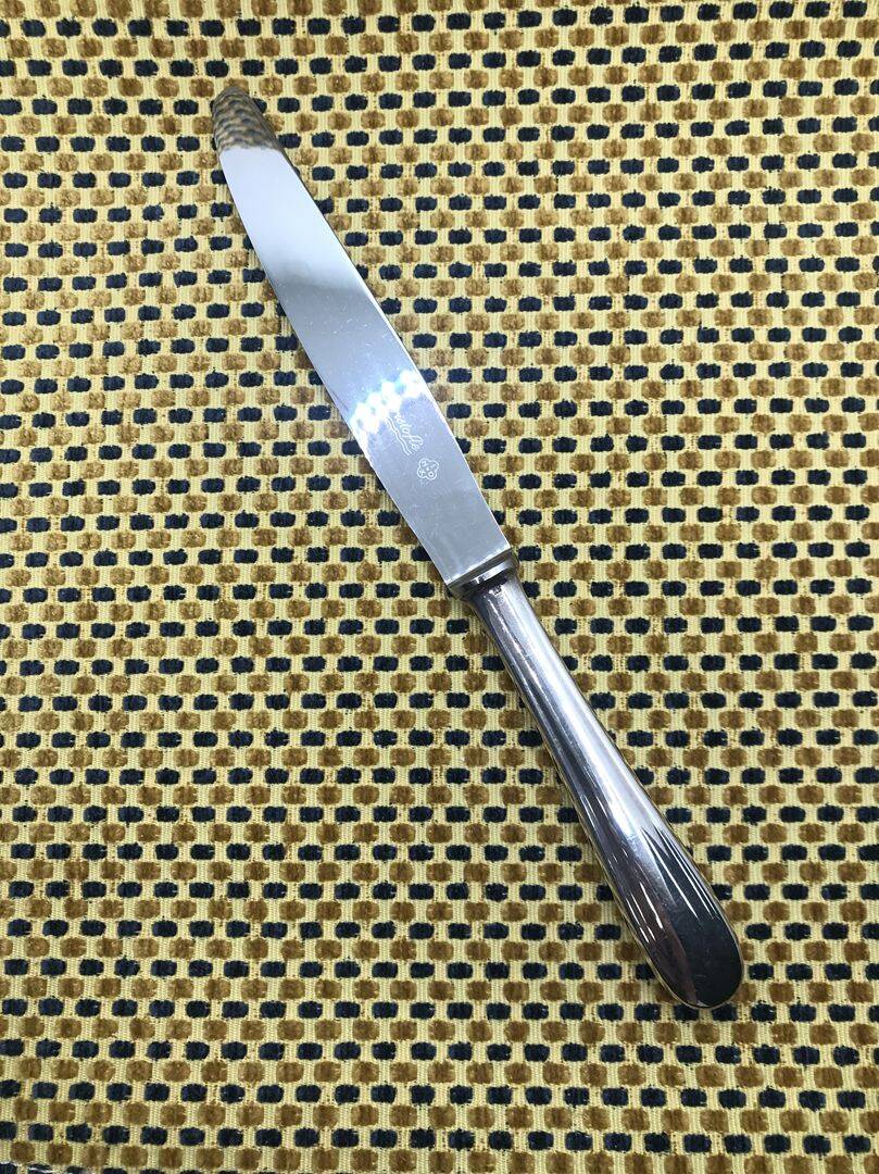 Christofle silver-plated knife, Fidélio model