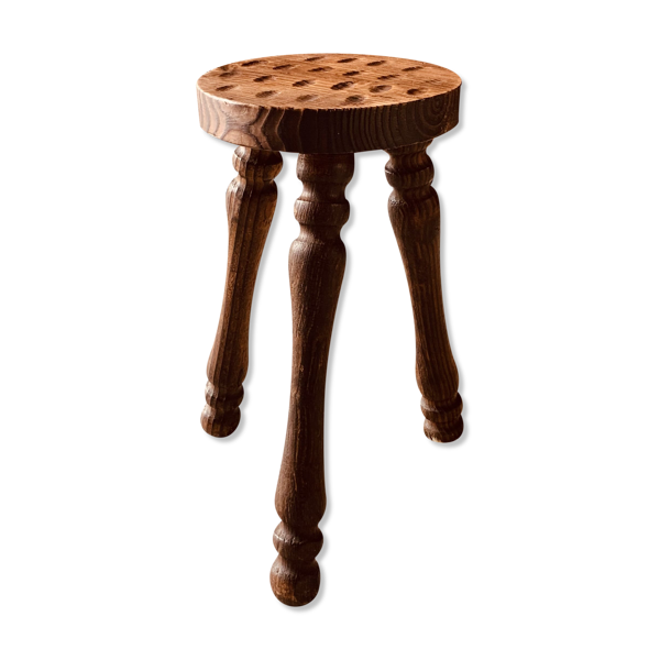 Tabouret en bois