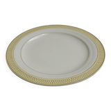 Plat Saint Amand Monaco blanc et jaune