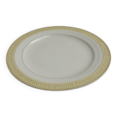 Plat Saint Amand Monaco blanc et jaune