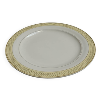 Saint Amand Monaco white and yellow dish