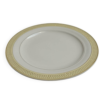 Saint Amand Monaco white and yellow dish