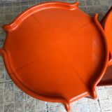 Nesting coffee tables by Giotto Stoppino for Kartell vintage 1970