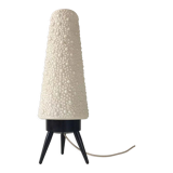 Vintage rocket table lamp with bubbles shade, 1960s