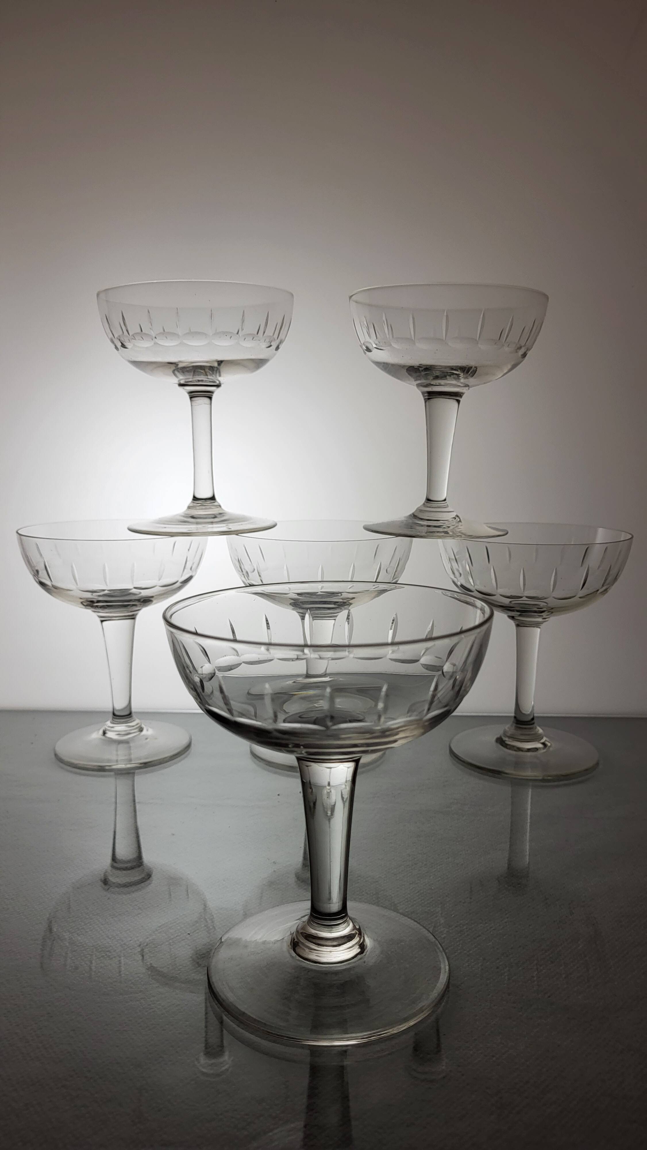 6 Vierzon Thouvenin champagne glasses