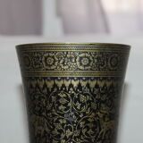 Persian vase in enamelled bronze
