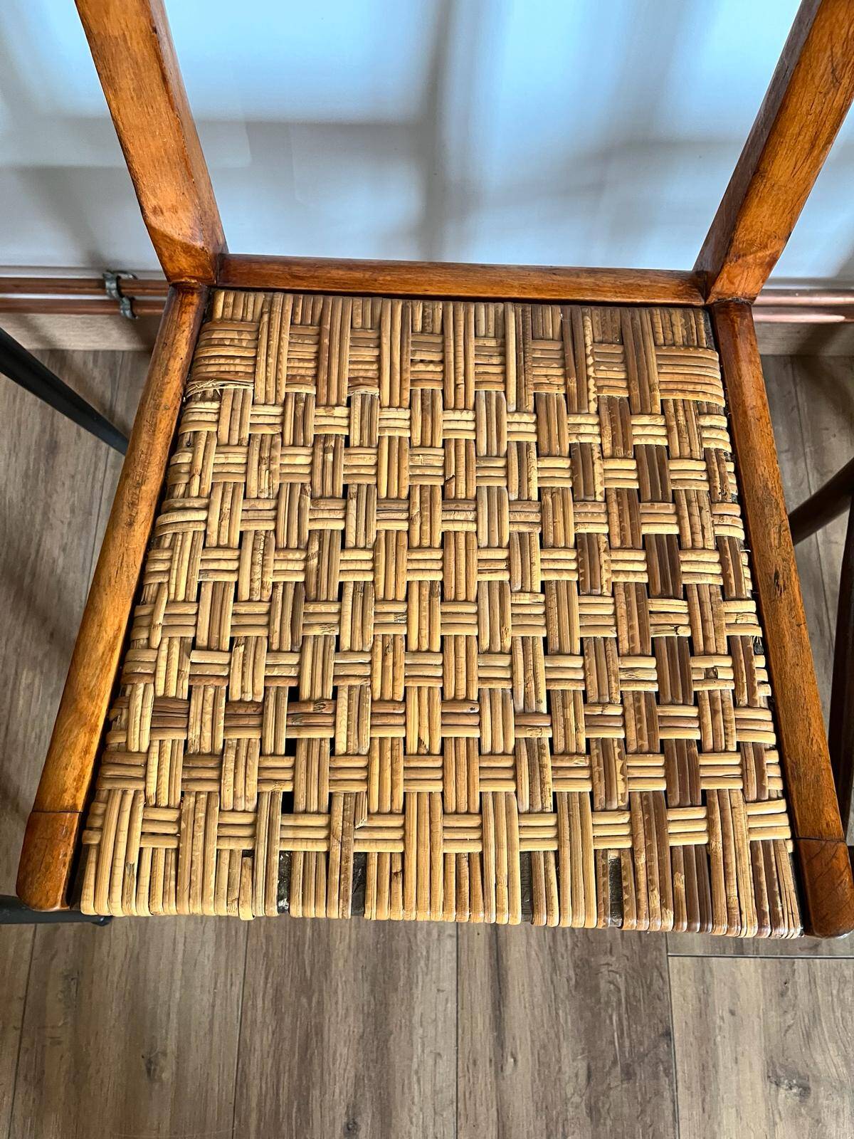 Set of 4 mismatched chairs