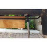 60's blue formica table