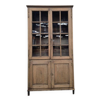Vitrine vintage peu profonde / armoire étroite