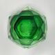 1960s Stunning large green and yellow ashtray/bowl/catchall by Flavio Poli for Seguso
