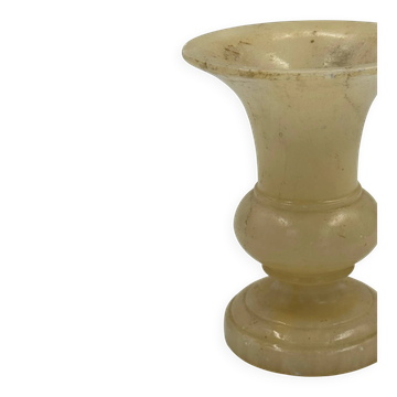 Vintage alabaster vase