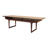 Danish rosewood coffee table with shelf, 1960s