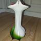 Vintage heart vase – Red blown glass – 1970s
