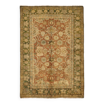 Turkish Handknotted Wool Oushak Rug 186 cm x 265 cm