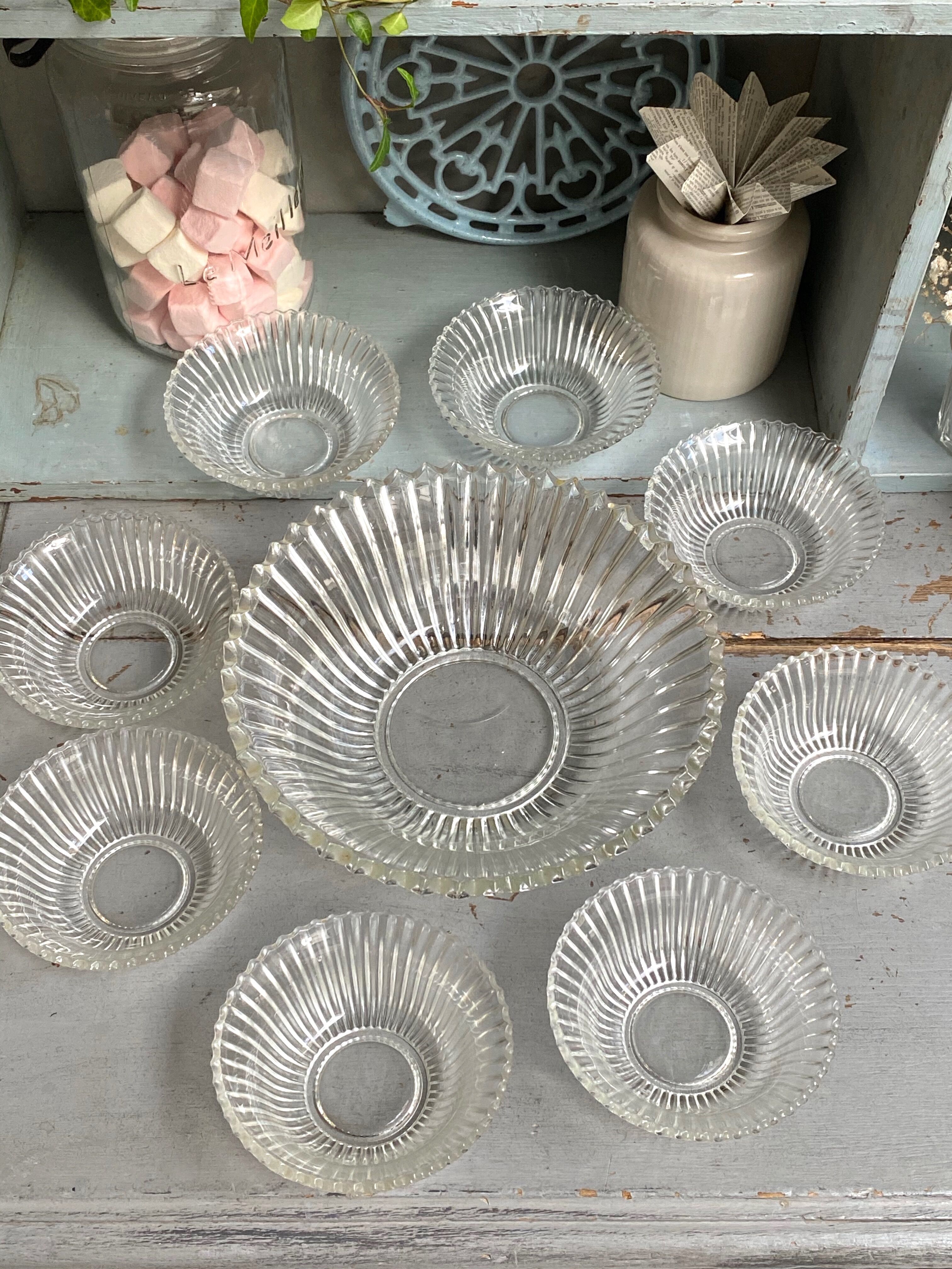 Art deco dessert set