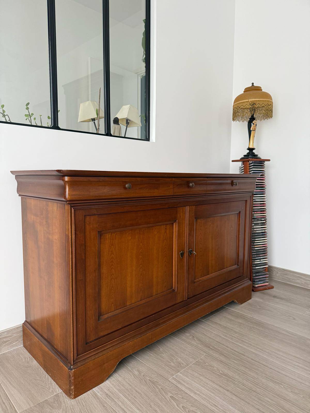 Cherry wood sideboard