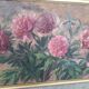Tableau ancien pivoines