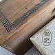 Ensemble de 3 boites en bois toilette de pension vintage