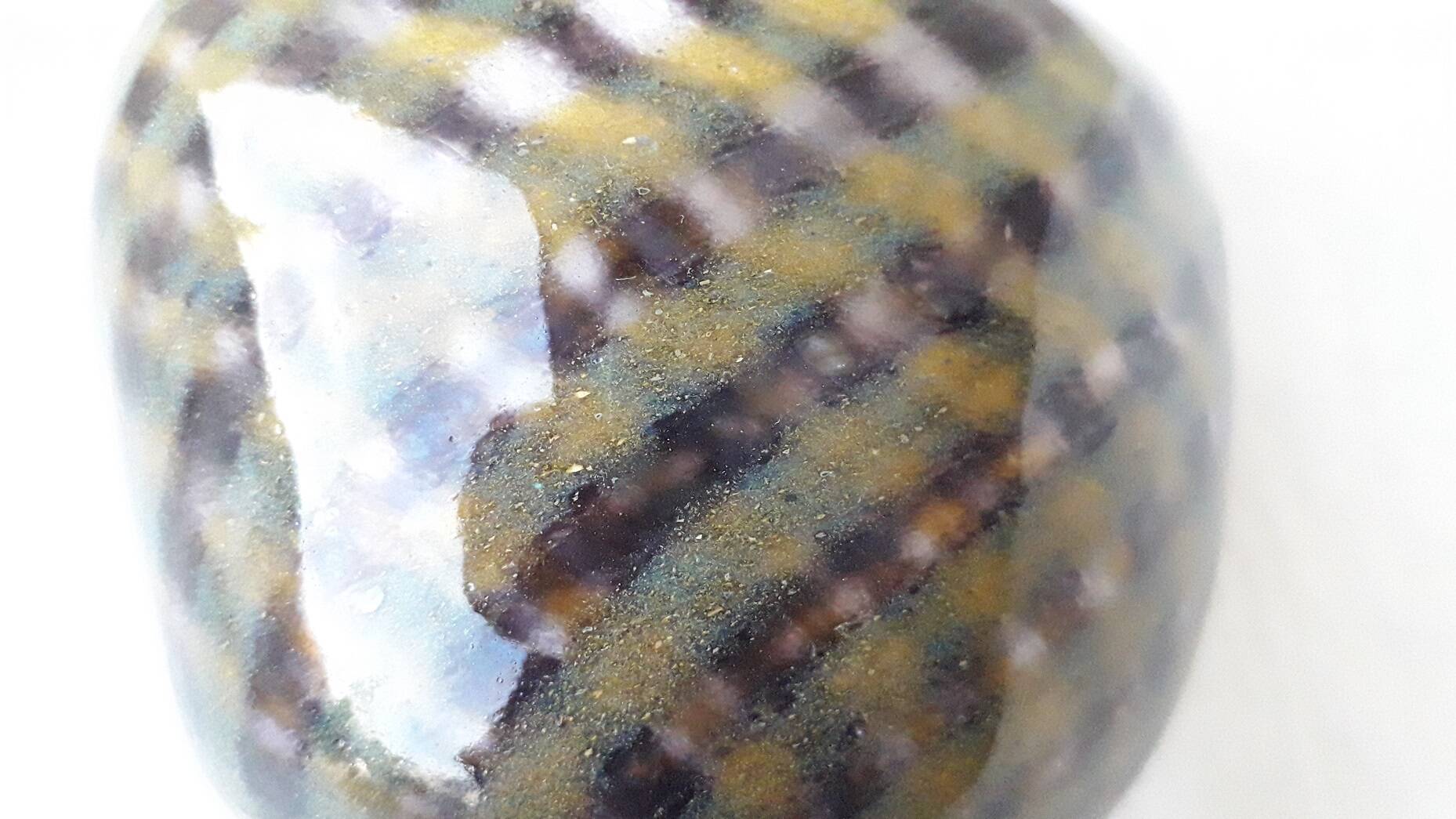 Glass vase on a stand