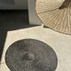 Large suspension, rattan luminaire in hat shape D:80cm