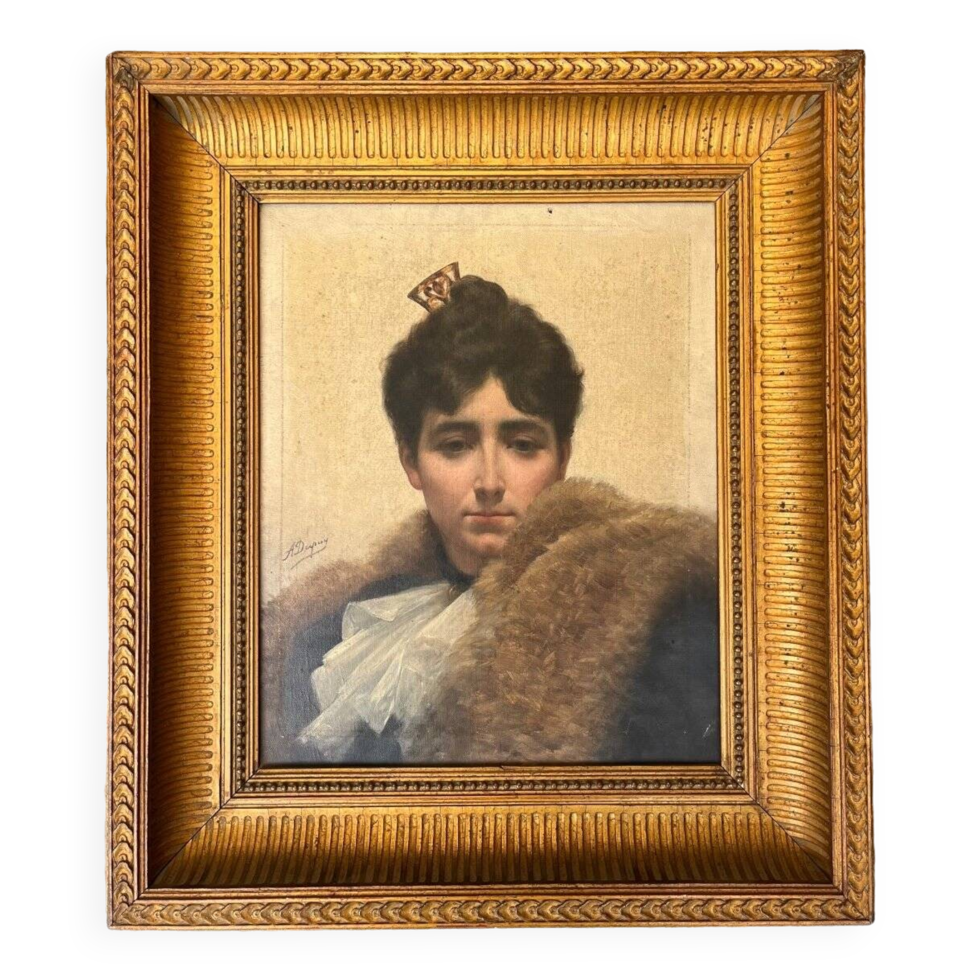 Portrait d'une femme française du XIXe siècle