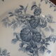 6 flat plates Sarreguemines U&C Flore - blue