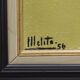 Geometric abstraction by Maurice Miot signed Melito.