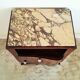 Bedside table in macassar ebony