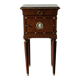 Table de chevet néoclassique, dans le goût anglais Regency Wedgewood