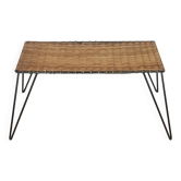 Table basse en rotin Raoul Guys