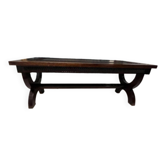 Handmade solid Congo teak coffee table