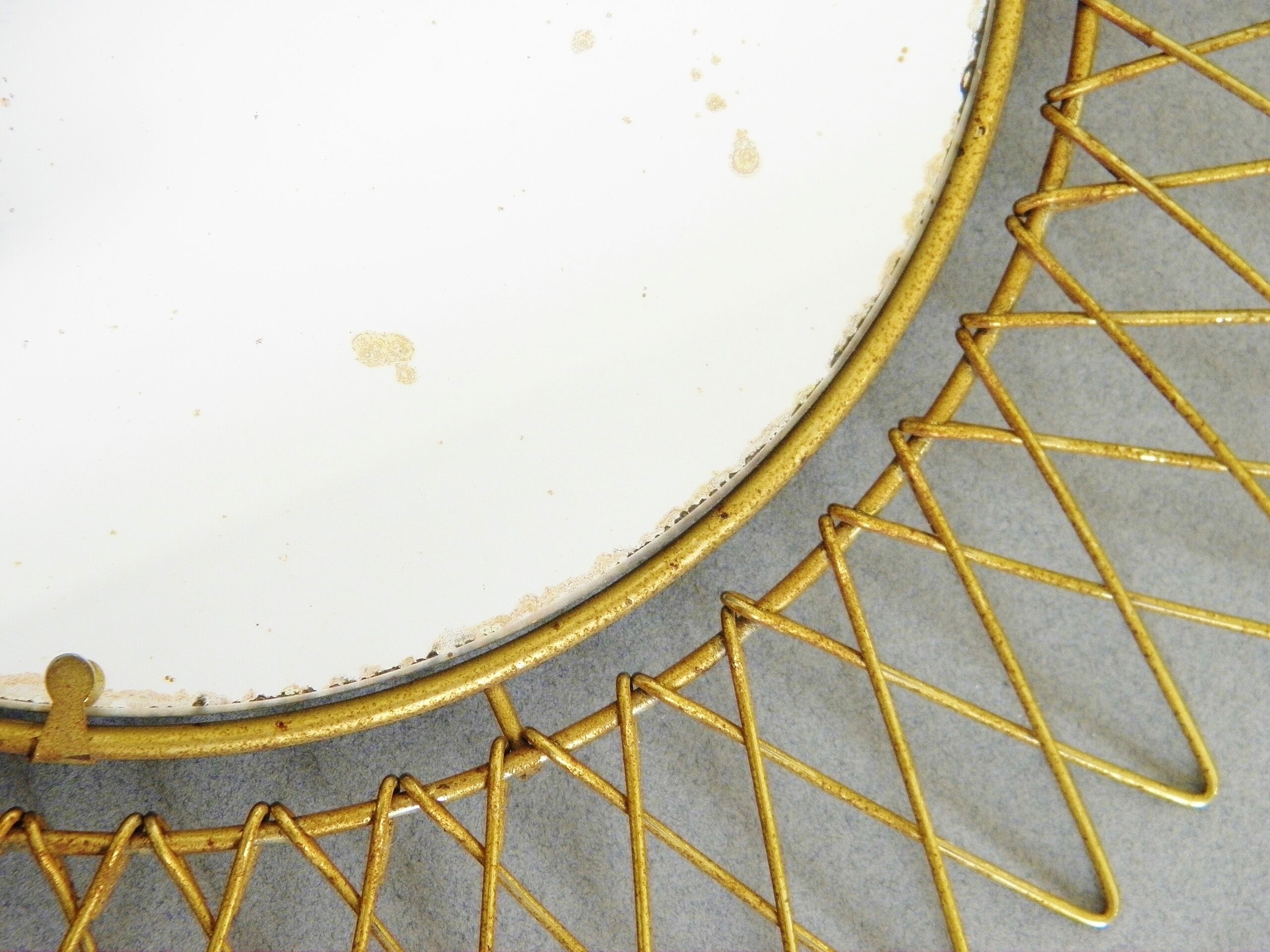 Mirror wire sun dore 1950 30x30cm