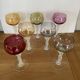 7 verres à vin en cristal de bayel modèle Venus