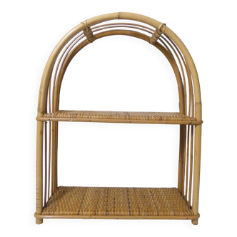 rattan shelf