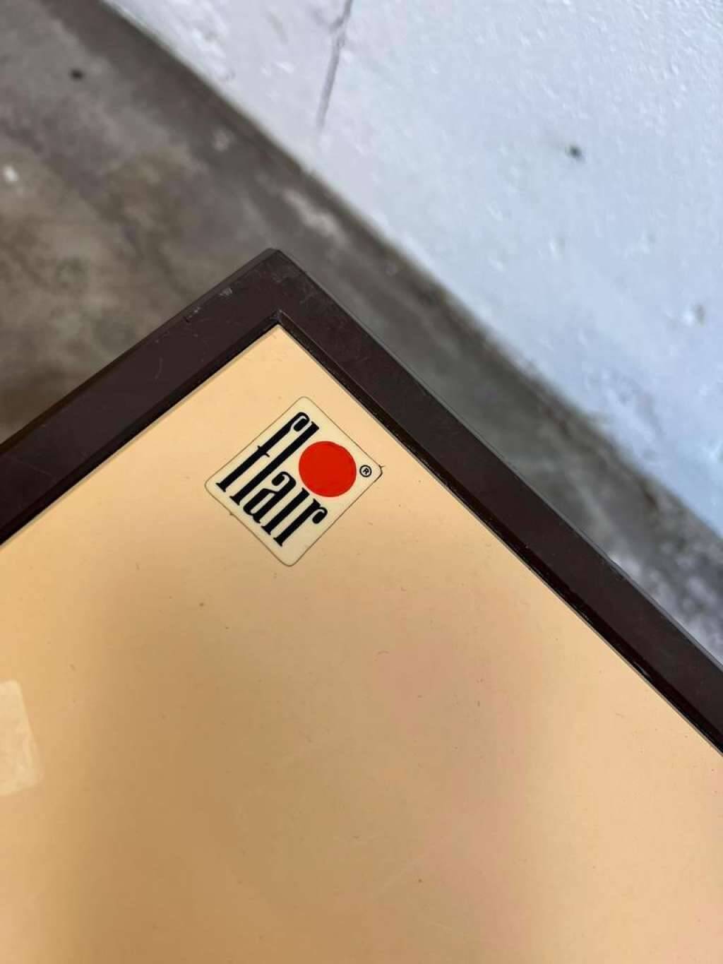 Vintage flair space age side table / coffee table