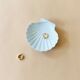 Empty-pocket porcelain shell cup