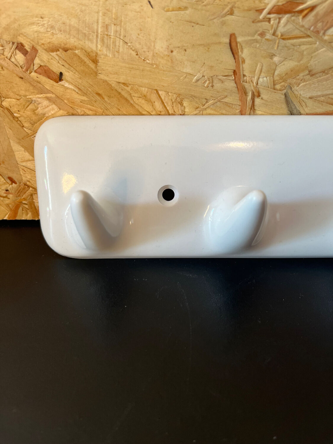 White vintage towel rack Sesia Italy