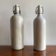 Set of 2 old bottles in glazed stoneware