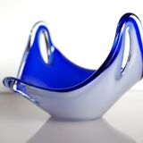 Glass art Coquille bowl by Paul Kedelv for Flygsfors