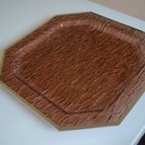 1970 tray in smoked lucite
