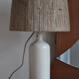 Vintage stoneware bottle lamp