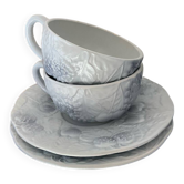 Two large salt cups